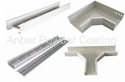 Some types of stainless steel cable bridge inside the control cabinet
